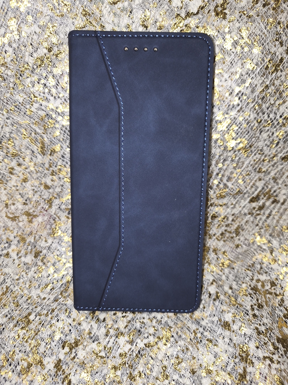 Blue Phone Wallet Case - Classic Flip Cover